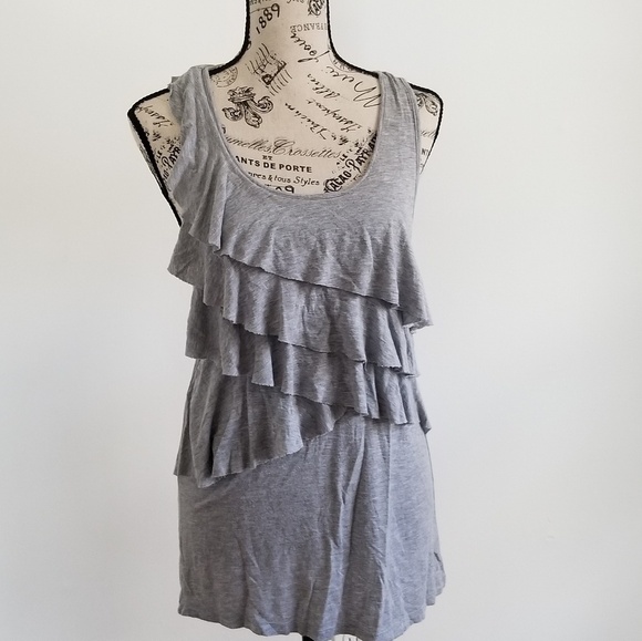 Tops - Ruffled layered tank top